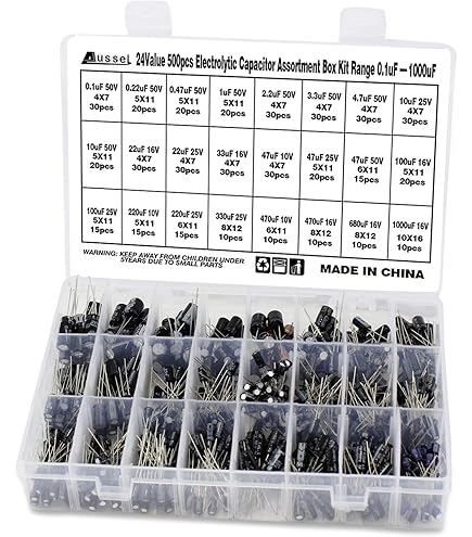 Kit 200 Condensatori Elettrolitici | 13 Valori Da 0.47uF A 1000uF - Per Hobby Elettronica - Foto 8