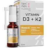 Vitamin D3 K2 1000 IU, Vitamin E, Zeytinyağı Sayesinde Y&uuml;ksek Emilim, 20 ml