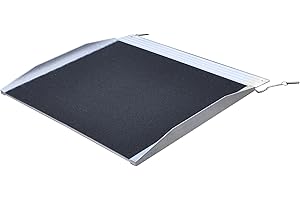 JWS Aluminium Rampe pour Fauteuil Roulant Rampe pour fauteuils roulants Marcheurs 61cm