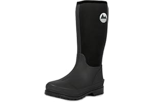 Lakeland Active Women's Rydal Neoprene Insulated Rubber Mucker & Yard Wellington Boots Warm Lined Fully Knee High Waterproof Wellies in Black, Moss Green, Navy Blue & Plum