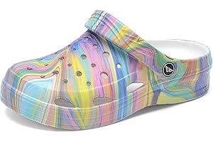 Milazzo Jungen Mädchen Tarn-Garten-Clogs: Bequeme Slip-On-Strandsandalen für kleine und große Kinder