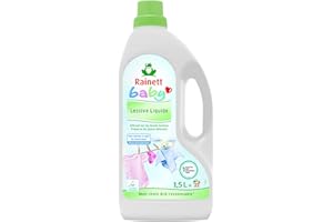 Rainett Lessive Bébé 1,5L, Non parfumé