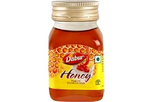 Dabur Honey - 50g 100% Pure World's No.1 Honey Brand with No Sugar Adulteration For Fitness & Health Natural Immunity Booster 100% Indigenous Rich in Antioxidants & Minerals