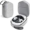 Zarmanuae for Meta Quest 2 Case, Hard Carrying Case for Meta Quest 2, Quest 3, Vision Pro, VR Headset Controllers, All in One Travel Case Storage Bag for VR Gaming Headset Controller and Accessories