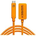 Tether Tools TetherBoost Pro USB-C Core Controller Extension Cable - Extension for USB-C Cable (Orange)