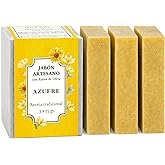 CABRERIZO SOAP Sulfur Soap Bar 3 x 75 gr. - Sulfur Soap Scabies | Sulfur Body Soap