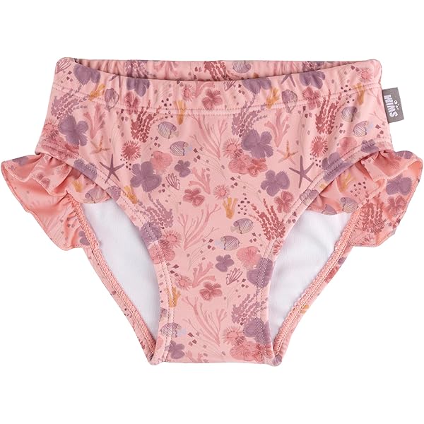 Playshoes Uv-bescherming baby-meisjes luierbroek hart om te knopen zwemluier, blauw (marine 11), 62/68 cm