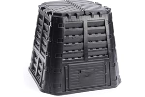 myGardenlust Composter - Quick Composter made of plastic - Thermocomposter as a practical plug-in system - Composter stable and high quality - Composter for garden waste