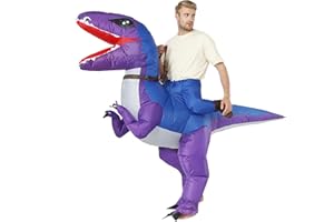 FXICH dino Costume Gonfiabile Adulti Costume Divertente Costume,Costume Gonfiabile per Feste Costume Halloween per Adulti Completo per Corpo Vestito Festa