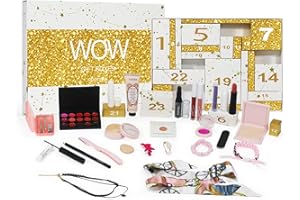 Dynaeuty Calendario dell'Avvento 2025, 24 sorprese natalizie tra trucchi e cosmetici, Calendario Per Il Conto Alla Rovescia Di Natale Per La Bellezza(A)