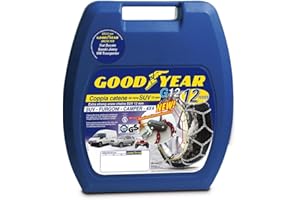 Goodyear 77932 "12mm": Cadenas de nieve 12 mM Talla 230, Adecuado para 4x4, Jeep, SUVs, microbús, furgonetas y vehículos come