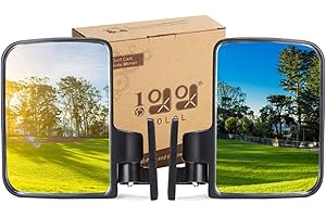 10L0L. Golf cart Generic Side Mirrors of EZGO Club Car Yamaha and Others (One Pair for Sale) by 10L0L