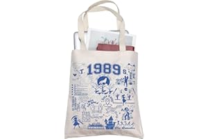 FOTAP Singer Fan Gift Album Name Inspired Tour Concert Tote Bags Music Lover Merchandise Song Lyric Gift