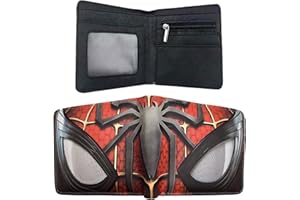 Bvtpoyy Boys and Gir for Boys Girls, Children's Wallets, Durable Spider-Man Wallet with Large Capacity, Cartoon Superhero Design - for Teens Children