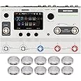 HOTONE Multi-Effects Pedal Dual Effect Chains with FX Loop MIDI I/O Stereo OTG USB Audio Interface Touch Screen Ampero II Stage(Include 10 PCS Additional Footswitch Toppers)