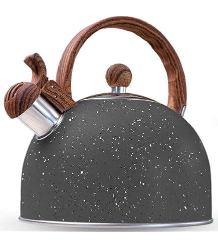 Bollitore A Fischio HGK 2.7L - Per Induzione E Gas, Con Manico Ergonomico, Acciaio Inox - Foto 6