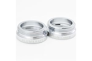 BLUMKRAFT Lot DE 2 Adaptateurs Radiateur M28 x1.5 COTERM/COTHERM (Prototype) vers M30 x 1.5 pour Thermostat/tête thermostatique M30x1.5 mâle