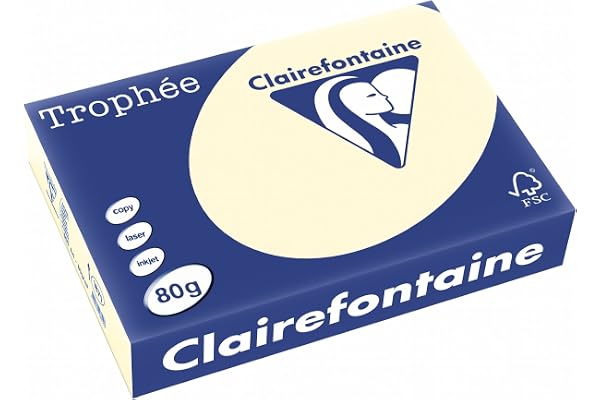 Clairefontaine - 1871 - Ramette 500 A4 - 80g/m2 - Ivoire