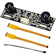 Waveshare 8MP Binocular Camera Module IMX219-83 Stereo Camera Onboard Dual 8Megapixels Cameras Supports Jetson Nano Developer Kit (B01) and Compute Module 4/CM3+/CM3 Base Boards for AI Vision