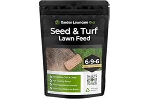 Seed & Turf Feed - Pre Seeding & Pre Turfing Lawn Fertiliser - Child and Pet Friendly - High in Phosphorus for Lawn Establishment - Garden Lawncare Guy