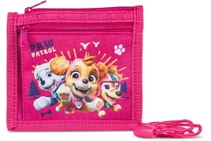 Noey & Lou PAW Patrol Brustbeutel Kinder Geldbörse Mädchen Jungen Geldbeutel mit Sichtfach (M1-M6 Rettungs Hunde, M1)