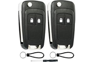 SUPALAND 2 pezzi 2 tasti auto telecomando chiave guscio con lama Per Opel Insignia Astra Adam Meriva Mokka Zafira Per Chevrolet Corsa Viva Karl Cascada copri chiave di ricambio.