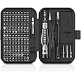 TERRIFI 130 in 1 Precision Screwdriver Set, Screwdriver Bit Sets Mini Screwdriver Set with Portable Case, DIY Repair Tools Kit for iPhone Laptop PC Watch Glasses and Other Electronics
