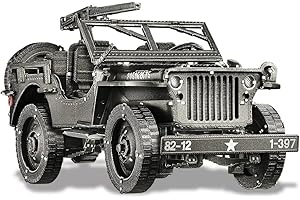Piececool Puzzle 3D Maqueta Metal, Vehículo Todoterreno Puzzles 3D Maquetas para Montar, Maquetas para Construir Adultos y Adolescentes