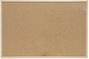 5 Star Office 906705 Tableau de liège avec cadre en bois 60 x 40 cm