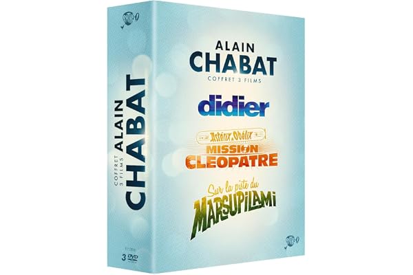 Alain Chabat - Coffret 3 films : Sur la piste du Marsupilami + Astérix et Obélix : Mission Cléopâtre + Didier [Pack]