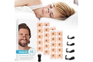 ZYNXEL Nasenpflaster, 15 Stück Intake Breathing Nasal Strip, Nasen Magnet Atmen,Anti Schnarch Pflaster, Schnarchstopper,Atmungsaktives Nose Strips Lindern Eine Verstopfte Nase Effektive Anti Schnarchen
