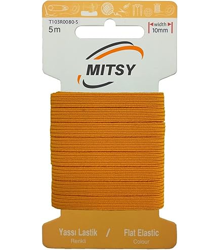 Bandes élastiques Indéchirables à Coudre Largeur : 10 Mm 5 M