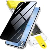 JETech 3D 9H+ Privacy Screen Protector for iPhone 17e/16e, Pack of 2 | Full Coverage, Auto-Alignment Frame, Anti-Spy Tempered