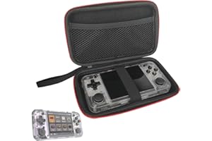 Baomaeyea Custodia rigida in EVA per console di gioco portatile RG35XX H, custodia da trasporto compatibile con console di gioco portatile RG35XX H, custodia impermeabile multifunzione da viaggio