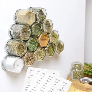 Garneck Magnetische Gewürzdosen – 85 Ml, Silber, Für Kühlschrank & Metallflächen, 1 Stück
