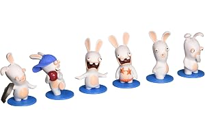 Nickelodeon Rabbids Invasion Series One 2 inch Figure 6 Pack