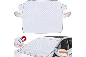 Lrxyfyw Autoscheibenabdeckung,Auto Winterabdeckung,Frontscheibenabdeckung,mit Magnet Fixierung Faltbare Auto Abdeckung,Ultra-Dick Auto Scheibenabdeckung,Abnehmbare Eisschutzfolie für Winter UV-Schutz