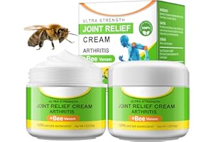 OBNOSWLPJMN Bee Venom Cream for Arthritis Bee Venom Cream for Bone Pain Relief and Muscle Recovery Natural Bee Venom Gel, Pain and Bone Healing Cream 30g-2PACK (60g)