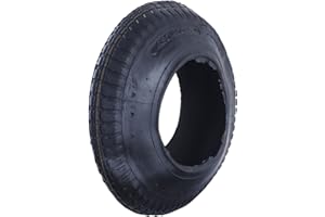 BAUSTER® Pneu de brouette 4.80/4.00-8" Pneu de brouette KABAT différents types, ensembles, équipement de brouette pour jardinage, construction, chariots (pneus)