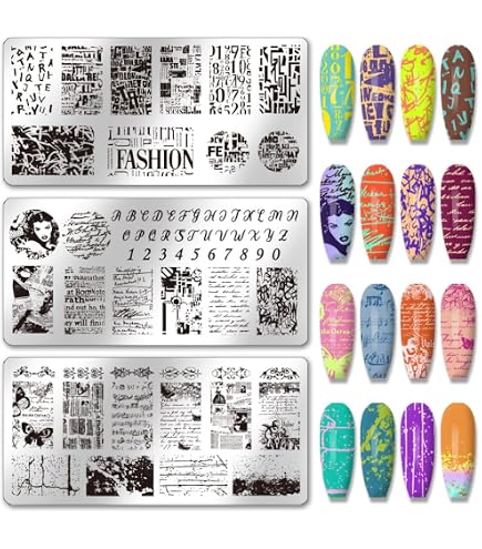 FingerAngel Stempelplatten-Organizer – 20 Fächer, Für Große Nagelkunstplatten, 9,5 X 14,5 Cm