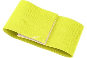 EIMSOAH Soccer Captain Armband, Outdoor Team Sports Groups Football Armbands, Adjustable Elastic Player Bands, Adults & Youths Arm Band Elastic Captain Armbands (yellow)