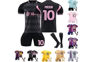 HGWOPGASD Football Kit for Kids Children's Football Jersey Kids Football Kit Sets Shirt Shorts Sock Football Tracksuit for Boys Soccer Jersey Set Football Training Shirts Shorts Socks