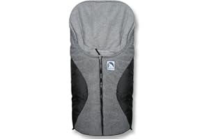 Heitmann Eisbärchen Fußsack Babyschale, Design:schwarz/grau GS