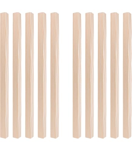Listelli Triangolari In Legno Massello 20x20 Mm - Pezzi Da 23 Cm - Totale 6,90 Metri - Non Trattati