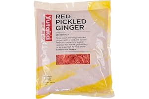 Yutaka Shredded Pickled Ginger (Benishoga) 1.5kg | Authentic Japanese Condiment | No MSG | Ideal for Ramen, Okonomiyaki, Bento & Teppanyaki | Vegan-Friendly, Ready to Use
