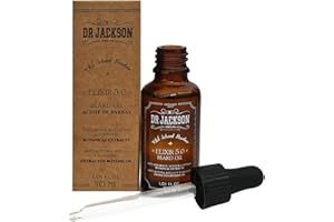 DR. JACKSON Aceite para Barba Suavizante - Beard Oil de Crecimiento para Barba Dura con Aceite de Cañamo - 30ML