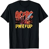 Official AC/DC Rock Music Band PWRUP Stage Lights T-Shirt