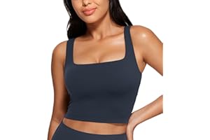 CRZ YOGA Butterluxe Donne Piazza Collo Palangaro Reggiseno Sportivo - Yoga Imbottito Ritaglia Cisterna Cime