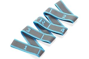 TingDongWei Bandas Elasticas Fitness, Banda de Estiramiento de Yoga, Banda Elástica de Resistencia para Pilates, Yoga, Fitness, Gimnasia y Danza