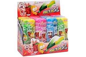 Flic'n'lic Lollipops XL Tongue Dyer with Fruity Flavour Pack of 12 (Pack of 1)